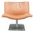 Wave Leather Lounge Chair by Peter Maly for Tonon, Italy, 1990s For Sale