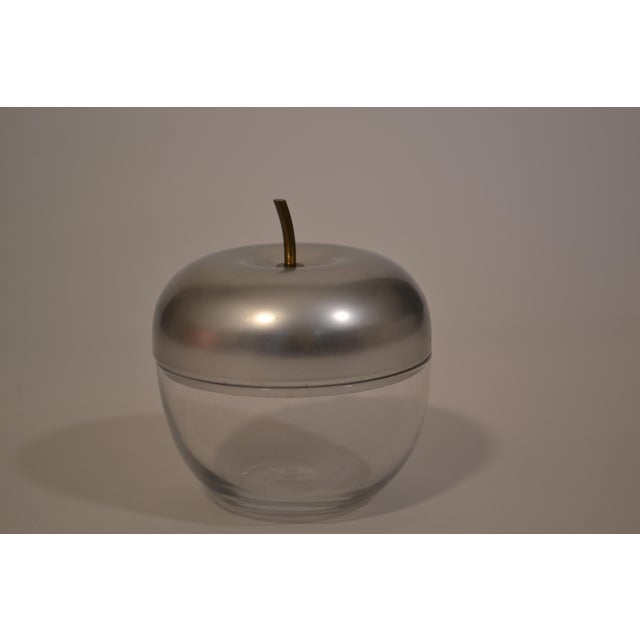 1938 Vintage Kensington Cortland Lurelle Guild Glass Brass Jam Jar For Sale - Image 10 of 10