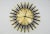 Black Mid-Century Modern Sunburst Wall Clock from Condor, 1950s For Sale - Image 8 of 8