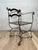 Vintage Wrought Iron Curule Armchair With Sculptural Scrollwork For Sale - Image 10 of 11