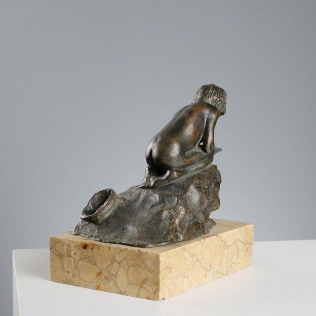 Metal Vincenzo Gemito, Fisherman Sculpture, Bronze For Sale - Image 7 of 8