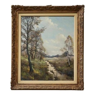 Cox Garstin, Landscape, Pastel, Framed For Sale