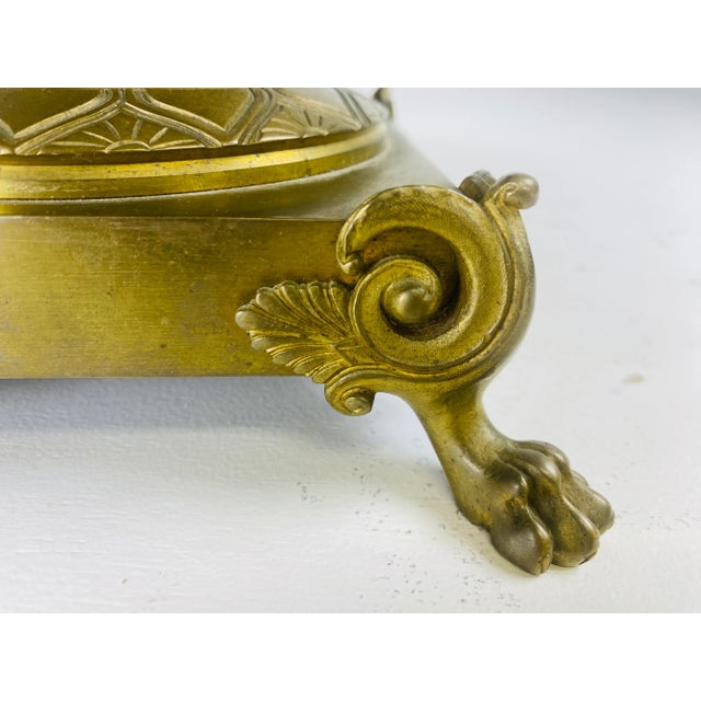 Bronze 19th Century Grand Tour Classical Italian Bronze Compote. For Sale - Image 8 of 11