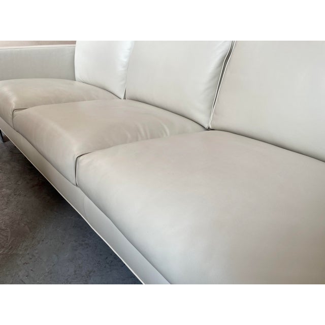 Leather Sofa by Rodolfo Dordoni for Minotti For Sale - Image 10 of 14