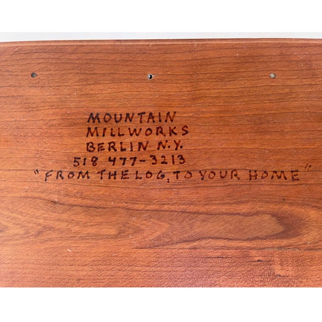 1960s Custom-Made Rocking Chair. Handmade in Berlin, Ny For Sale - Image 4 of 10