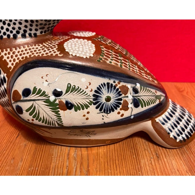 Ceramic Bird by Santana, Tonala, 1980s For Sale - Image 10 of 11