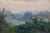 Joseph Mittey, Paysage au coucher de soleil, Oil on Canvas For Sale - Image 9 of 9
