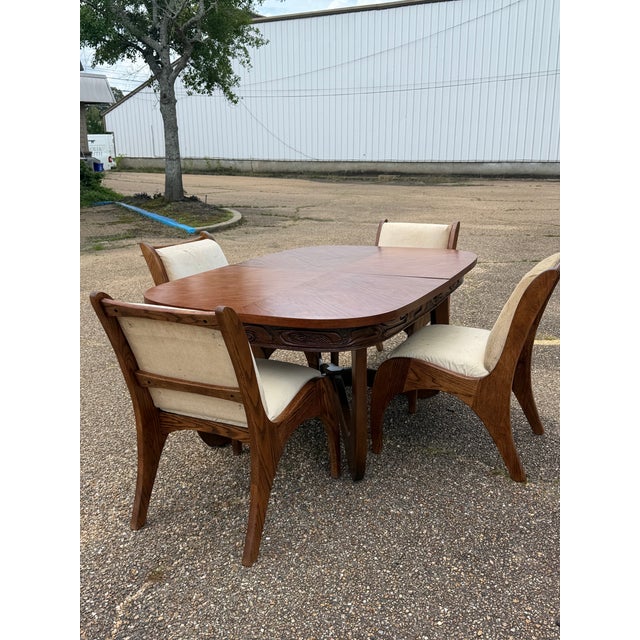 RARE PULASKI OCEANIC DINING SET A true collector’s piece from the 1970s, this stunning Pulaski Oceanic dining set has been...