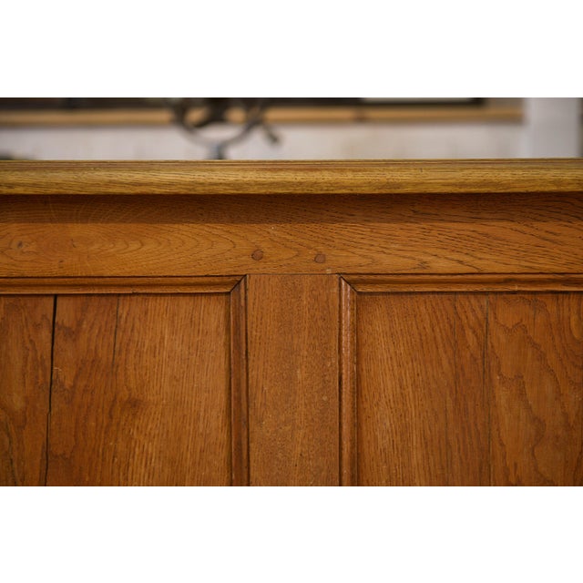 Large Oak Buffet, 1920s For Sale - Image 9 of 12