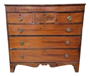 Antique Georgian Mahogany Chest Circa. 1850