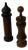 Vintage Wenge Wood Pepper Mill from Laurids Lonborg, Denmark, 1960s For Sale