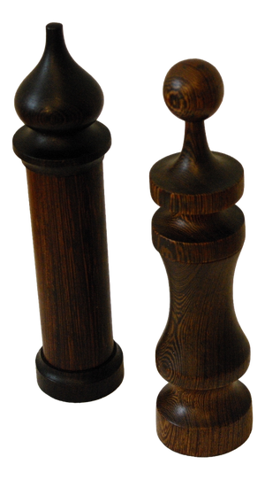 Vintage Wenge Wood Pepper Mill from Laurids Lonborg, Denmark, 1960s