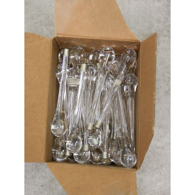 Mid-Century Italian Crystal Teardrop Chandelier, 1960s For Sale - Image 14 of 17