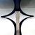 T69' table with painted aluminum and satin-finish steel frame and painted glass top, designed by Gerli and Borsani for...