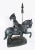 This is a beautiful ornately decorated Vintage life size bronze sculpture of a heavily armored Roman Cavalry officer on...