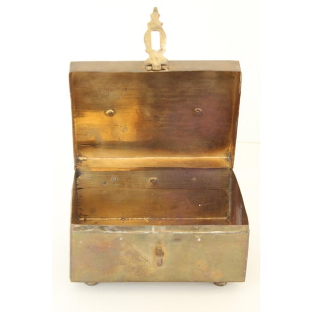 Vintage Unlacquered Cricket Box/Swing Handle For Sale - Image 4 of 7