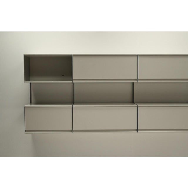 Dieter Rams Large 606 Wall Unit by Dieter Rams for Vitsoe, Germany, 1960s, Set of 10 For Sale - Image 4 of 9