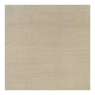 Rug & Kilim’s Oversized Contemporary Textural Solid Rug in Beige Tones - 11x11 For Sale