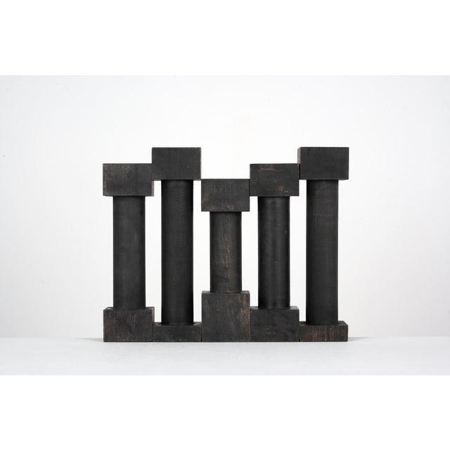 Postmodern Candlesticks from Jérôme Thermopyles, 1980, Set of 5 For Sale - Image 4 of 8
