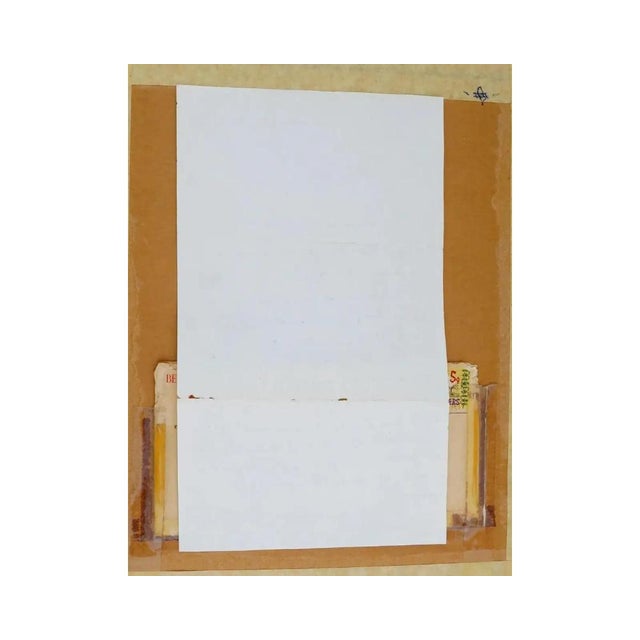 1960s Old Master Manner Painting Letter Attached by Claire Durieux Renaissance Style For Sale - Image 10 of 11