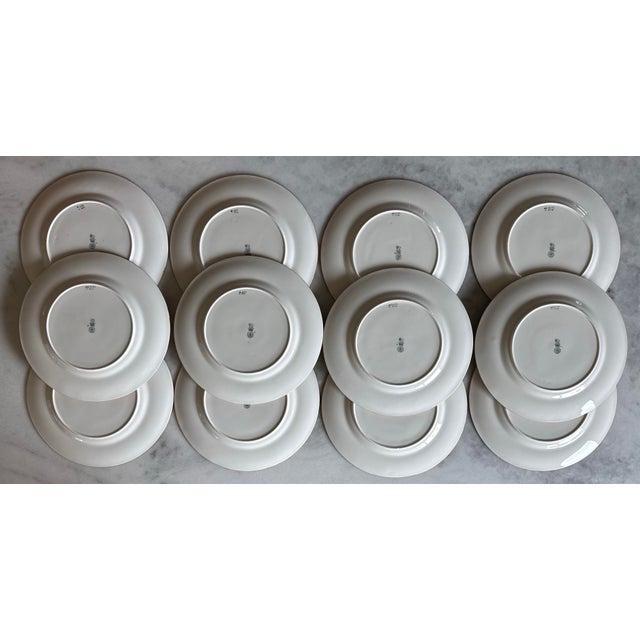Ceramic Early 20th Century Royal Doulton Dinner Plates - Set of 12 For Sale - Image 7 of 12