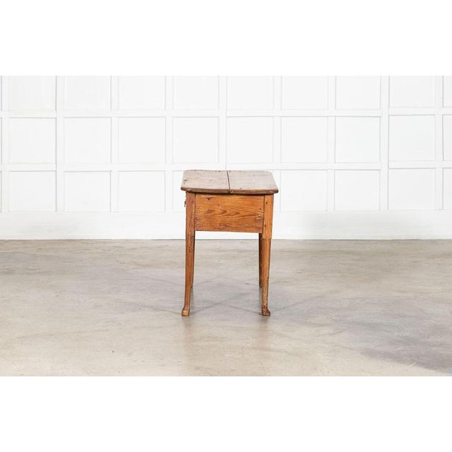 Brown Low English Pine Boy Side Table, 1790s For Sale - Image 8 of 13