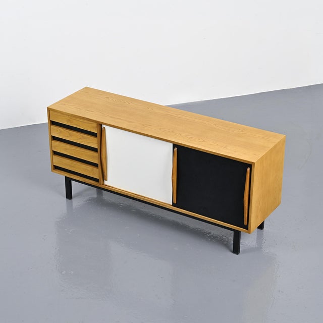 1960s Ash Cansado Sideboard attributed to Charlotte Perriand for Steph Simon, 1960 For Sale - Image 5 of 18