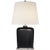 Transitional Thomas O'Brien by Visual Comfort Signature Mimi Table Lamp in Black with Linen Shade For Sale - Image 3 of 3