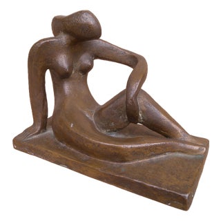 Joel & Jan Martel, Art Deco Bronze Figure Sculpture, 1930s, Bronze For Sale