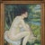 French School, Naive Folk Art Painting with Nude Figure, 1920s, Oil on Canvas For Sale - Image 9 of 11
