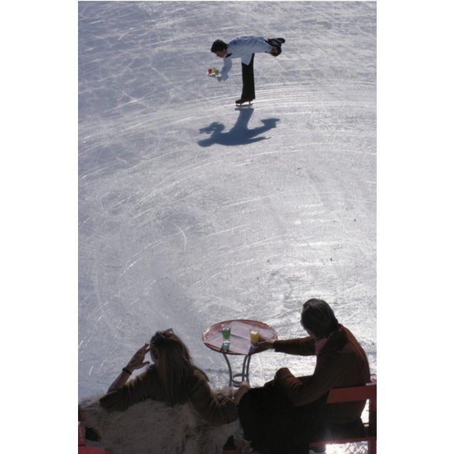 Slim Aarons, Skating Waiter, Limited Edition Estate Stamped C-type Print, 1960s For Sale - Image 3 of 3