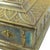 Metal Art Deco Silver-Plated Chest Trinket Box with Egyptian Motifs For Sale - Image 7 of 17