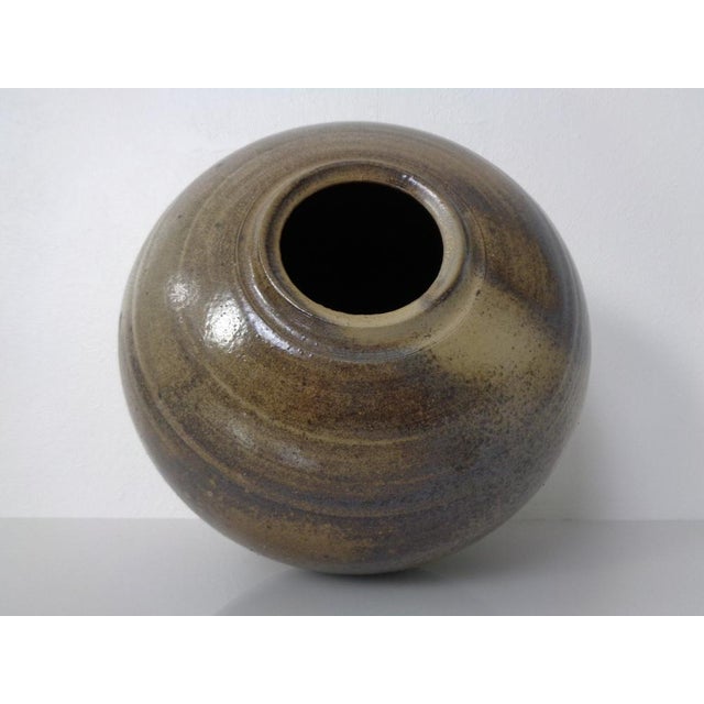Large German Studio Ceramic Vase by Monika Maetzel, 1960s For Sale - Image 10 of 18