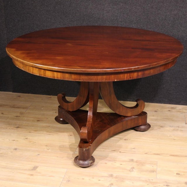 19th Century Dutch Mahogany Table, 1880s For Sale - Image 13 of 13