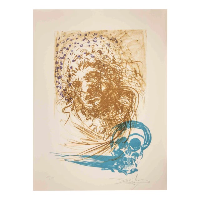 Salvador Dalí, Old Age, Etching, 1973 For Sale
