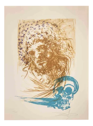 Salvador Dalí, Old Age, Etching, 1973