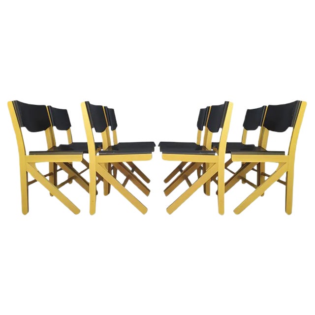 Dining Chairs from Baumann, 1990s, Set of 8 For Sale