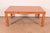 Wood Milo Baughman for Thayer Coggin Mid-Century Modern Burl Wood Parsons Extension Dining Table, Newly Refinished For Sale - Image 7 of 15