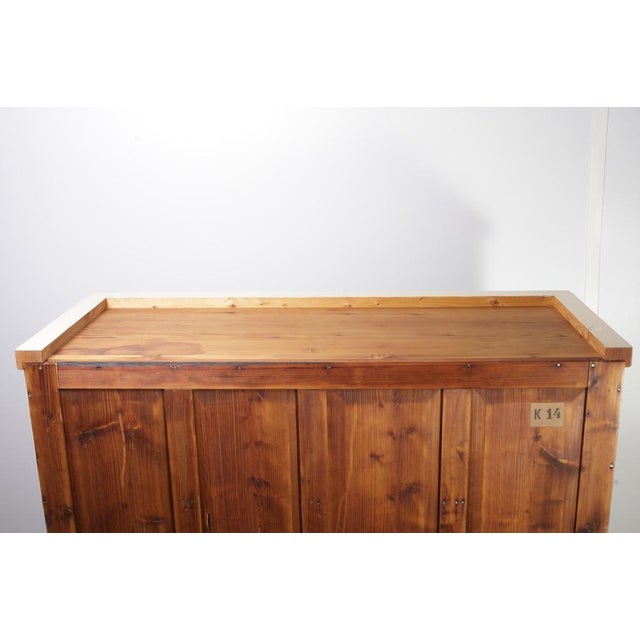 Mid-Century Formica Credenza with Crystal Cut Glass Doors, 1950s For Sale - Image 14 of 18