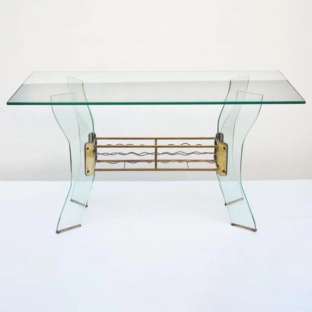 Italian Coffee Table attributed to Luigi Brusotti, 1950s For Sale - Image 8 of 8