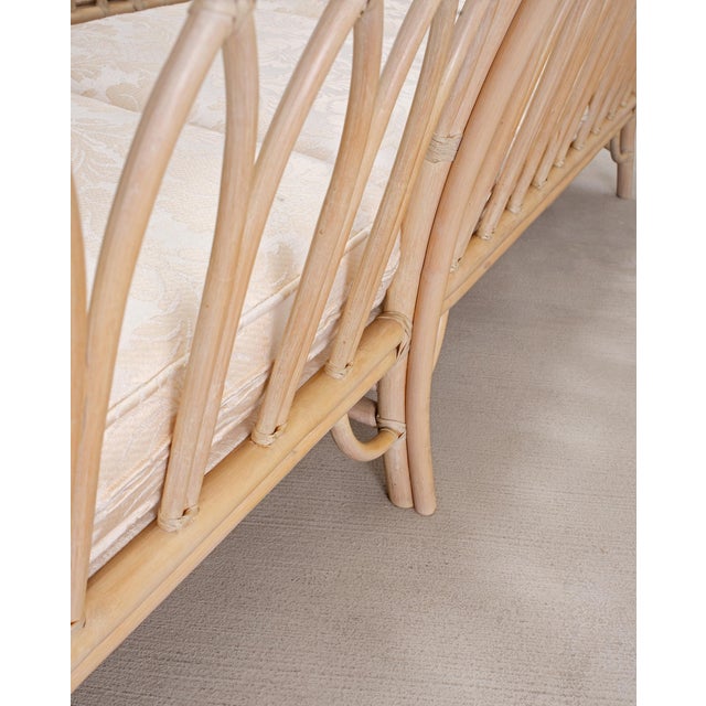 Pair of McGuire Organic Modern Rattan Cathedral Sofas 7 Ft 9 Ft For Sale - Image 18 of 18