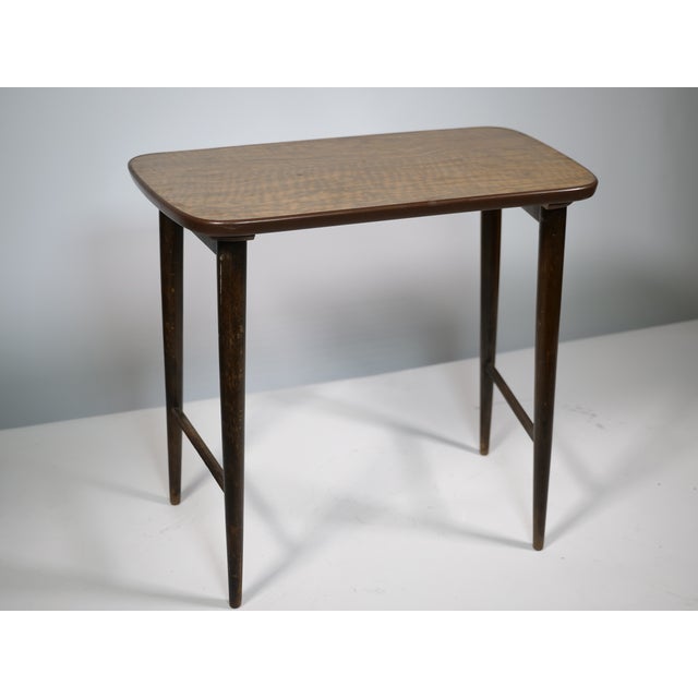 Wood Mid-Century Modern Kidney-Shaped Side Table in Teak, 1960s For Sale - Image 7 of 7