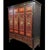 Red Lacquer and Gilded Cabinet from the Qing Dynasty For Sale - Image 3 of 5