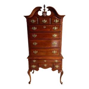 Lexington Furniture Solid Cherry Two Part Tall Chest Highboy.