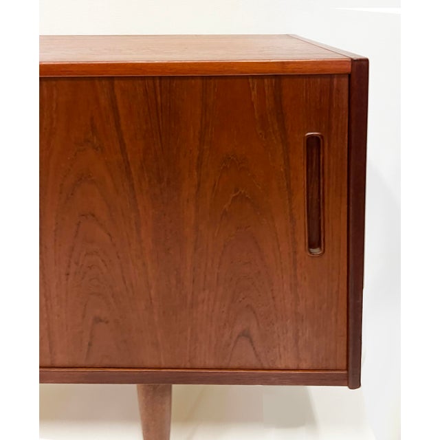 Wood Mid-Century Scandinavian Modern Teak Credenza, Nils Jonsson, Troeds For Sale - Image 7 of 8