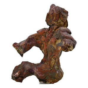 Sirio Pellegrini, Terracotta Figure Sculpture, 1960s, Terracotta For Sale