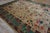 Art Deco 1920s Ivory Green Floral Modern Antique Chinese Art Deco Rug 9'2" X 11'7" Handknotted Wool Carpet For Sale - Image 3 of 15