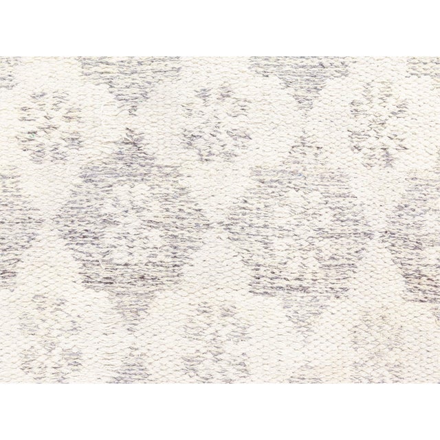 Beige Cotton Agra Rug For Sale - Image 8 of 9