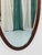 Large Antique Biedermeier Pearwood Shield Wall Mirror, Vienna, 1820s For Sale - Image 14 of 18