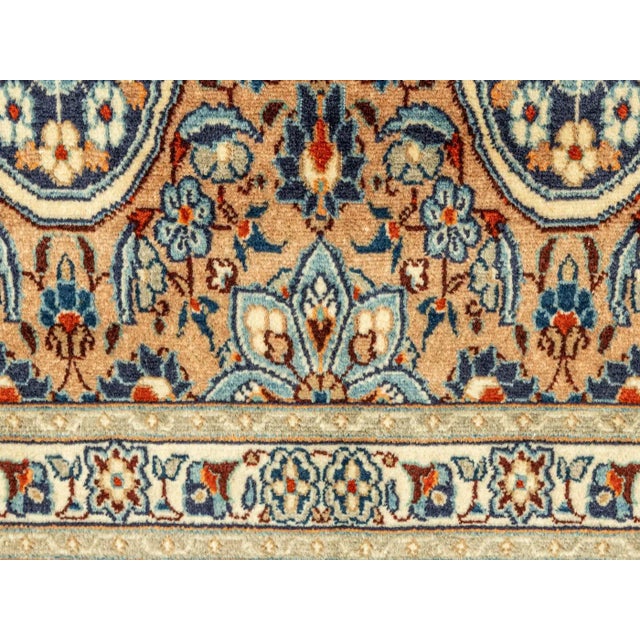 Blue Vintage Wool Rug, 1960s For Sale - Image 8 of 14